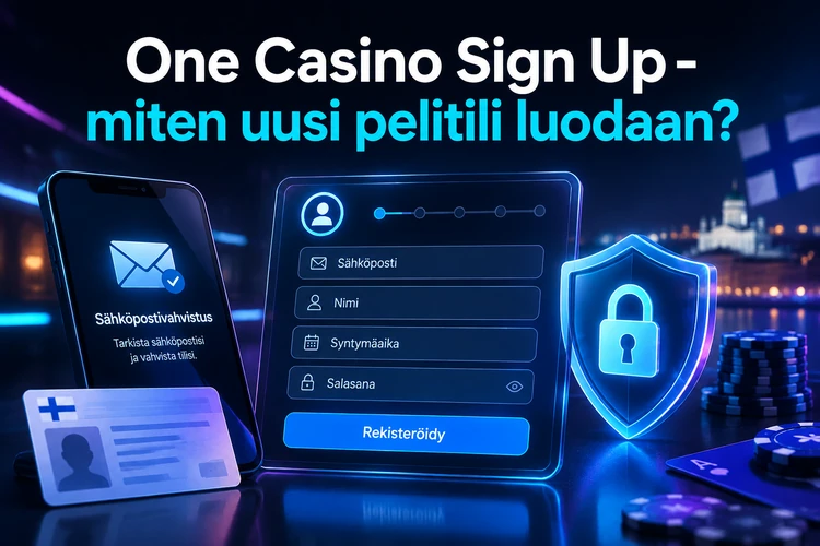 One Casino Sign Up - miten uusi pelitili luodaan?