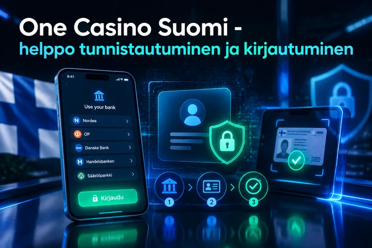 One Casino Suomi - helppo tunnistautuminen ja kirjautuminen