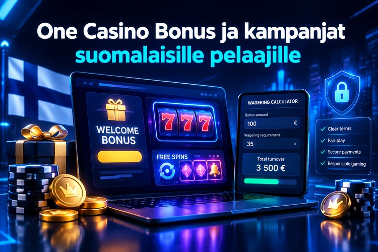 One Casino Bonus ja kampanjat suomalaisille pelaajille