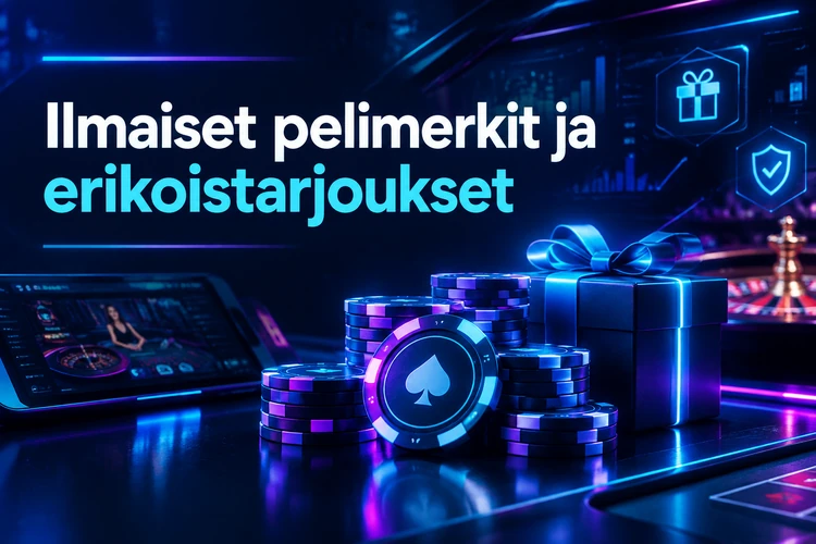 Ilmaiset pelimerkit ja erikoistarjoukset